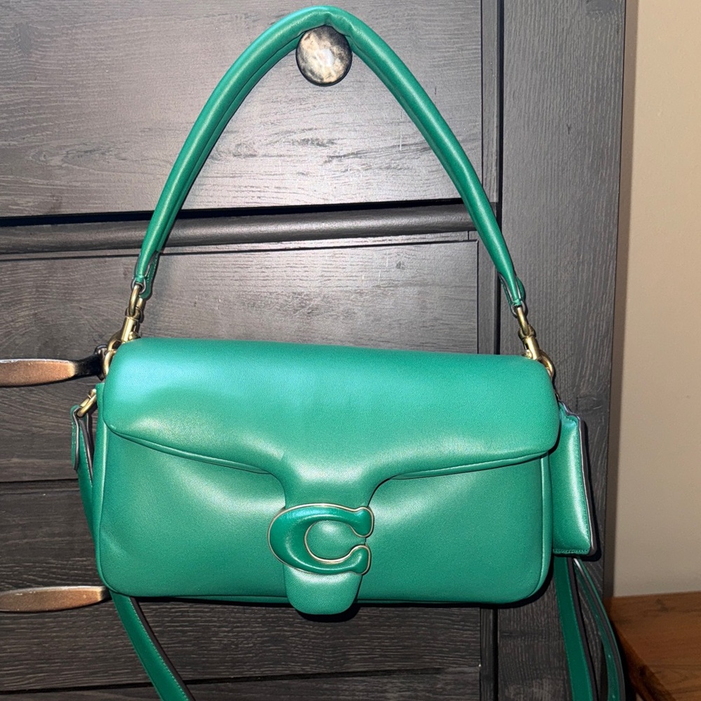 Green Leather Shoulder Bag
